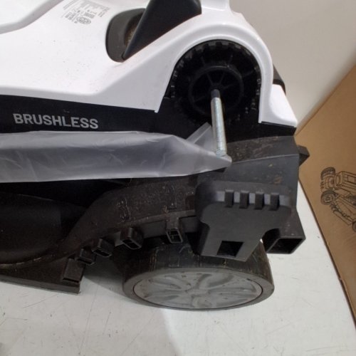 LITHELI SERIES U20 CORDLESS BRUSHLESS 5-POSITION LAWN MOWER WITH 8GAL GRASS BAG - 37"X54" - WHITE/BLACK (MODEL: U20LM00-0A120) image 4