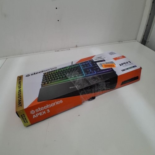 STEELSERIES APEX 3 RGB GAMING KEYBOARD - 10-ZONE RGB ILLUMINATION, IP32 WATER RESISTANT, PREMIUM MAGNETIC WRIST REST, WHISPER QUIET GAMING SWITCHES (MODEL: APEX 3) image 5