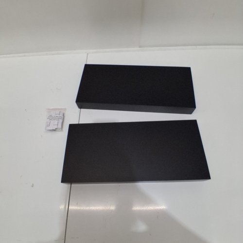 2PK THRESHOLD WALL SHELF SET - 7" X 16" - BLACK image 2