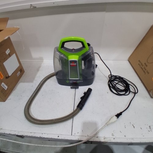 BISSELL LITTLE GREEN PORTABLE DEEP CLEANING VACUUM - 37OZ TANK MAX - GREEN/GREY (MODEL : 2513B) image 2