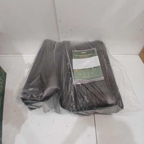 UNBRANDED FULL BODY MASSAGE MAT WITH REMOTE CONTROL - 63" X 20" - GREEN, DARK GREY image 3