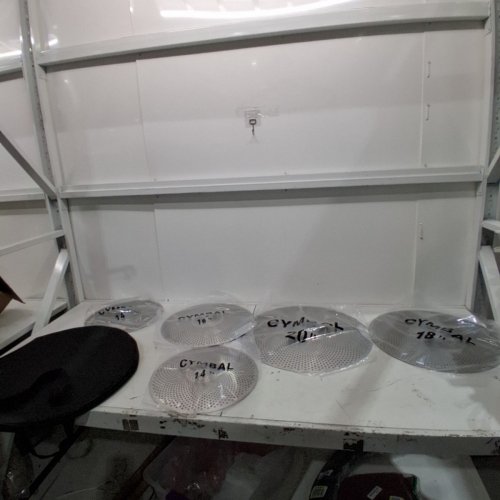 CYMBALS LOW VOLUME CYMBAL KIT - QUIET CYMBAL SET WITH CARRYING BAG - 14/16/18/20" - SILVER image 2
