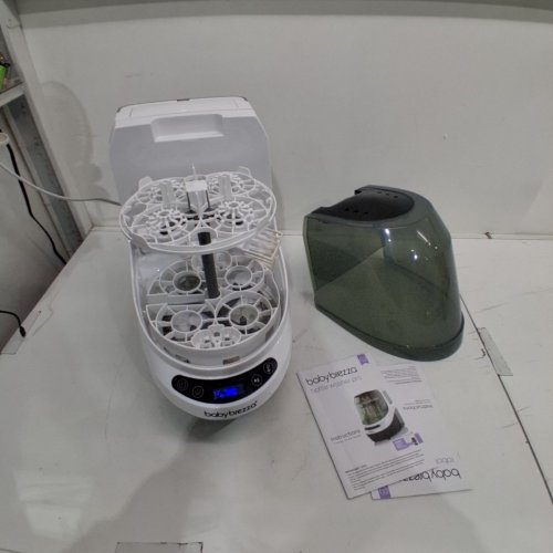 BABY BREZZA BOTTLE WASHER PRO - HOLDS 4 BOTTLES - BLACK/WHITE (MODEL: BRZ0103) image 3