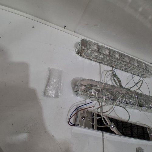 ELEGANT LED CRYSTAL PENDANT LIGHT FIXTURE - CHROME/CLEAR image 4