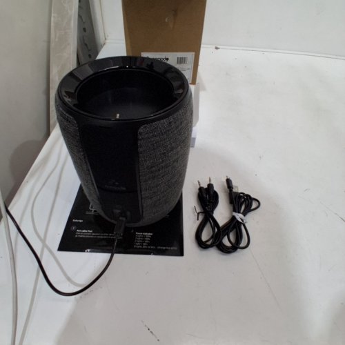 NOMODO PORTABLE ECHO DOT (2ND GEN) SPEAKER DOCK - (ECHO DOT NOT INCLUDED) - 10HRS PLAYTIME - CHARCOAL (MODEL: 16SI-500) image 2