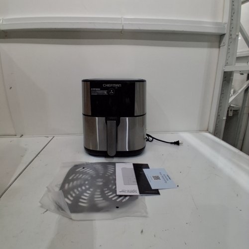CHEFMAN TURBOFRY TOUCH AIR FRYER - 8QT - SLIVER (MODEL: RJ-38-SQSS-8T-D-CA) image 3