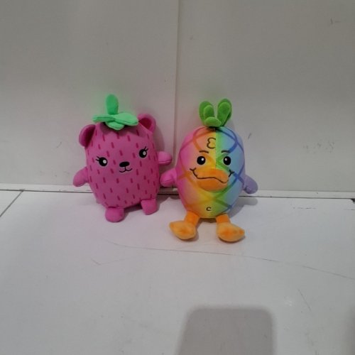 2PC ASSORTED MARIAH ELIZABETH PLUSH TOYS - 6" - PINK AND MULTICOLOR image 2