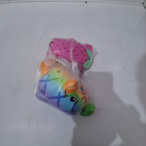 2PC ASSORTED MARIAH ELIZABETH PLUSH TOYS - 6" - PINK AND MULTICOLOR image 3