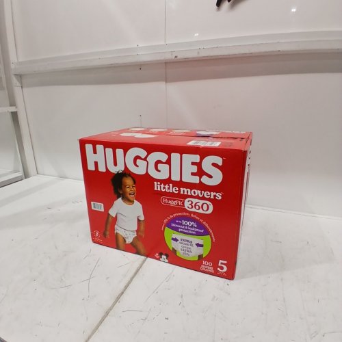 100PK HUGGIES LITTLE MOVERS DIAPERS - SIZE 5 - MICKEY MOUSE - (MODEL: 5661200) image 2