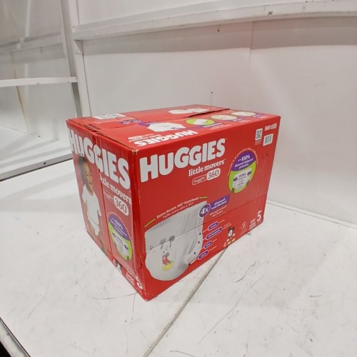 100PK HUGGIES LITTLE MOVERS DIAPERS - SIZE 5 - MICKEY MOUSE - (MODEL: 5661200) image 3