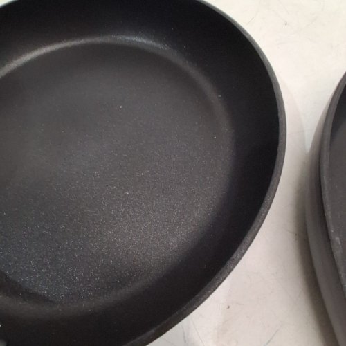 2PC ALL-CLAD NONSTICK FRY PANS SET - 10" / 12" - BLACK image 4