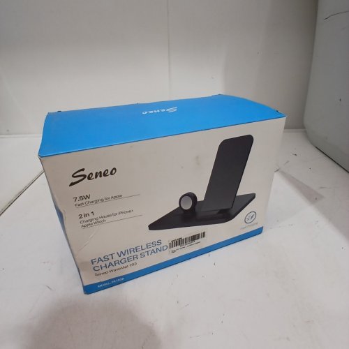 SENEO 2 IN 1 WIRELESS CHARGING PAD - BLACK image 2