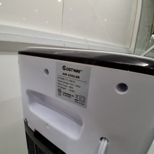 COSTWAY 3-SPEED PORTABLE EVAPORATIVE COOLING FAN WITH REMOTE AND ICE PACKS - 29" - WHITE (MODEL: EP23995) image 6