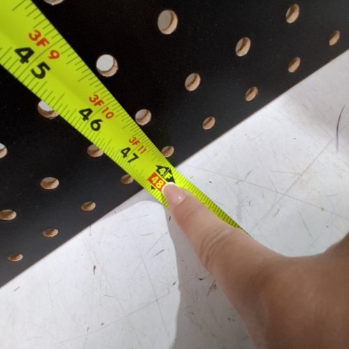 2PK TRITON PRODUCTS HDF PEGBOARDS - BLACK - 24" X 48" - (MODEL: HDB-2) image 3