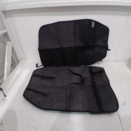 2PK VIAVIAT DURABLE WATER RESISTANT CAR SEAT PROTECTOR LARGE KICK MAT WITH 2 MESH POCKETS image 2
