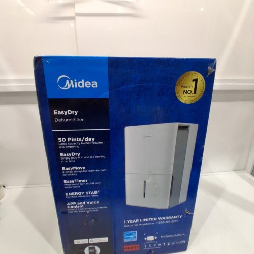 FRIGIDAIRE DEHUMIDIFIER WITH AN EASY-TO-CLEAN WASHABLE FILTER AND CUSTOM HUMIDITY CONTROL - 22 PINTS/DAY - WHITE/BLACK (MODEL: FFAD2233W1) image 8