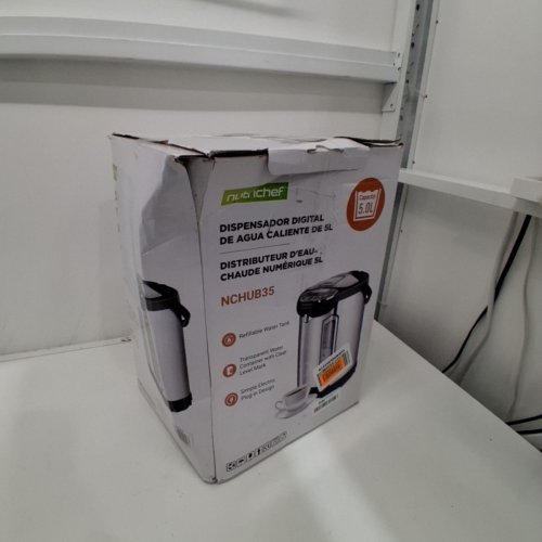 NUTRICHEF STAINLESS STEEL ELECTRIC HOT WATER DISPENSER - 5L - SILVER/BLACK (MODEL: NCHUB35) image 5