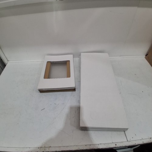 13PK BAKERY DESSERT BOXES WITH WINDOW PANEL - DISPOSABLE COOKIE AND PIE BOXES - 10" X 10" - WHITE image 2