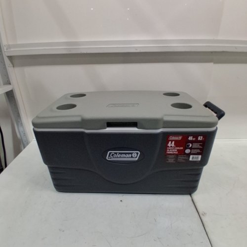 COLEMAN EXTREME COOLER WITH HEAVY DUTY CARRY HANDLES - 46 QUART - GREY (MODEL: CM2201100/1986833) image 2