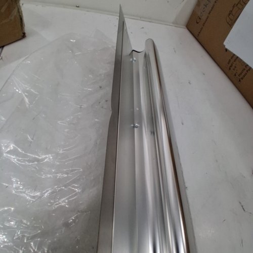 DRYWALL SKIMMING BLADE - 24", SMOOTHING KNOCK-DOWN KNIFE, HIGH-IMPACT END CAPS - STAINLESS STEEL (MODEL: XSJ-24-S005) image 4