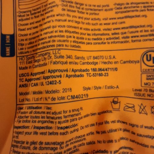 HYPERLITE TODDLER LIFE JACKET VEST - 30LBS MAX - ORANGE/BLUE (MODEL: 2018) image 2