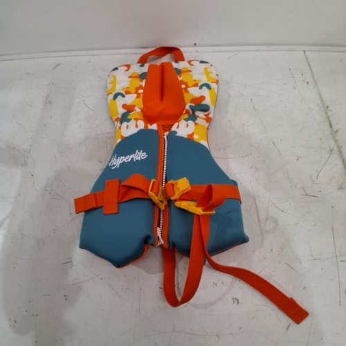 HYPERLITE TODDLER LIFE JACKET VEST - 30LBS MAX - ORANGE/BLUE (MODEL: 2018) image 3