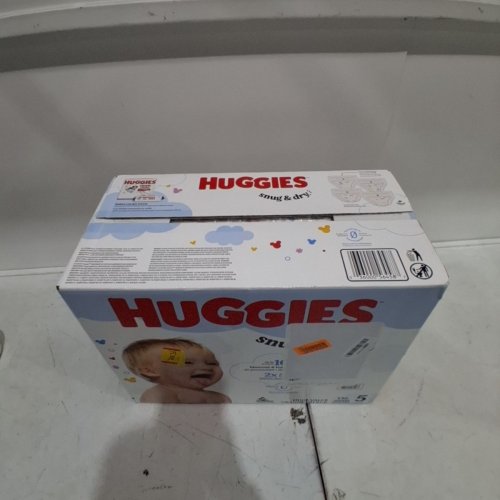 136PK HUGGIES DISNEY BABY SNUG AND DRY DISPOSABLE DIAPERS - SIZE 5 (27LB+) image 2