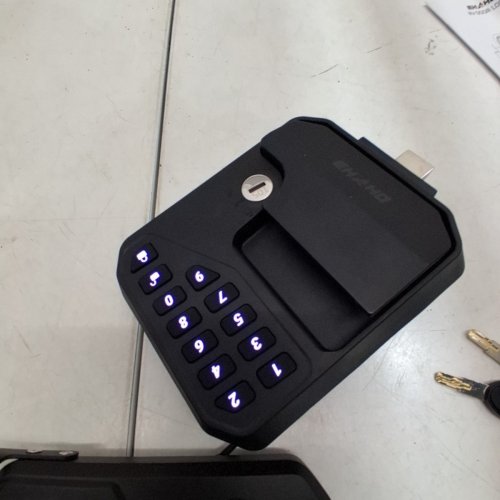 EHAHO 5-IN-1 WATERPROOF AUTO LOCK SMART RV DOOR KEYLESS ENTRY LOCK/DOOR LATCH REPLACEMENT - WITH 100FT BLUETOOTH APP, FINGERPRINT, REMOTES & KEYS - BLACK - (MODEL: JD-RV2) image 6