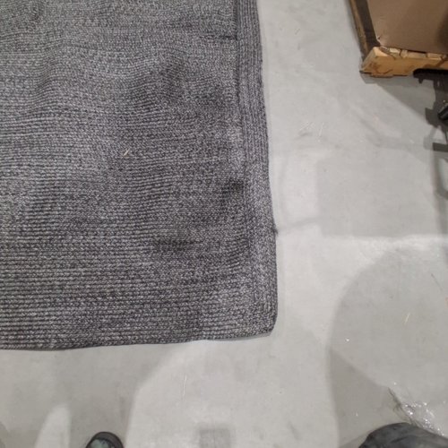 THRESHOLD RECTANGULAR WOVEN OUTDOOR PATIO RUG - 5FT X 7FT - GRAY (STYLE: PD-16-199) image 5