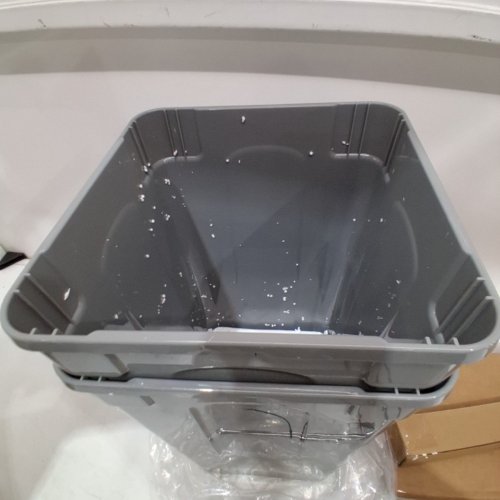 2PK VEVOR PULL OUT TRASH CANS - 27QT - GREY (MODEL: CH-LS27L02) image 3