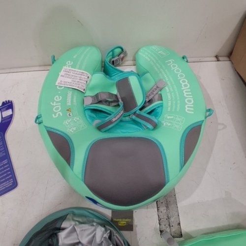 INFANT MAMBOBABY SOLID FLOATING NON-INFLATABLE DEVICE WITH CANOPY - UPF 50+ - 40LB MAX - GREEN (MODEL: B503) image 4
