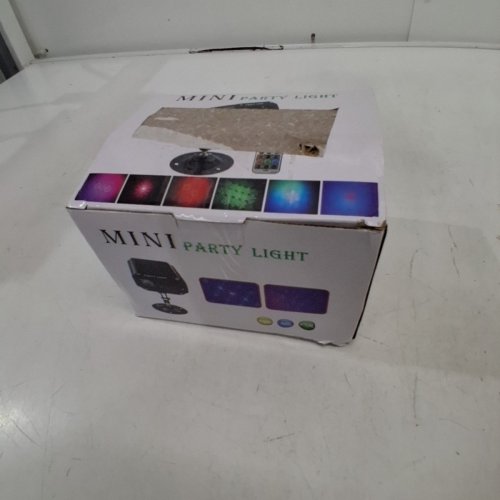 MINI LASER PARTY LIGHT WITH WITH RGB COLOR PATTERNS LIGHT - BLACK image 4