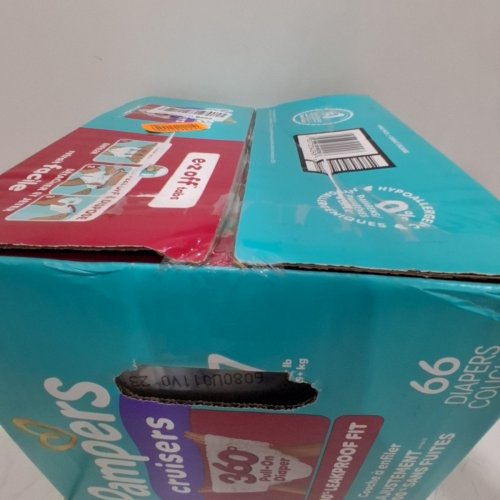 66PK PAMPERS CRUISERS 360° DIAPERS - WHITE - SIZE 7 image 3