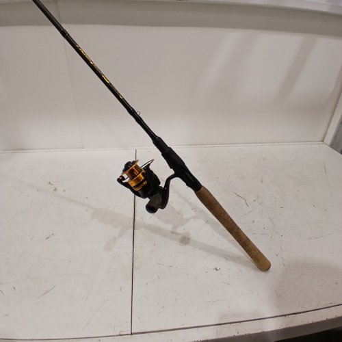 QUANTUM STRATEGY SPINNING REEL FISHING ROD COMBO- I M7 GRAPHITE ROD WITH CORK HANDLE - 7FT - image 3