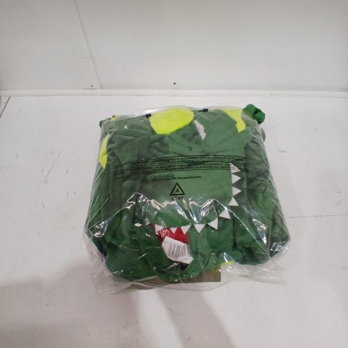 ADULT UNISEX RUBIES DINOSAUR COSTUME - SMALL/MEDIUM - GREEN AND YELLOW image 3