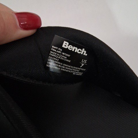 MEN'S BENCH COMFORT FLIP FLOPS - SIZE 7 - BLACK (STYLE:1872037) image 3