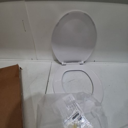 CENTOCO ROUND TOILET SEAT - 17" - CRANE WHITE (MODEL: DS1200-301) image 2