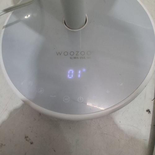 WOOZOO BY IRIS 360°PEDESTAL FAN WITH REMOTE- WHITE/GREY (MODEL: STF-360DC/1747373) image 2