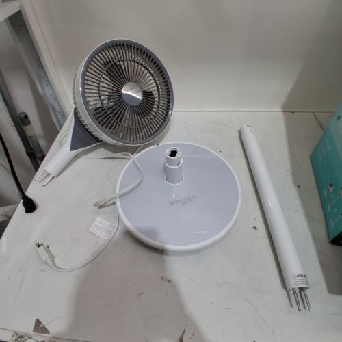 WOOZOO BY IRIS 360°PEDESTAL FAN WITH REMOTE- WHITE/GREY (MODEL: STF-360DC/1747373) image 3
