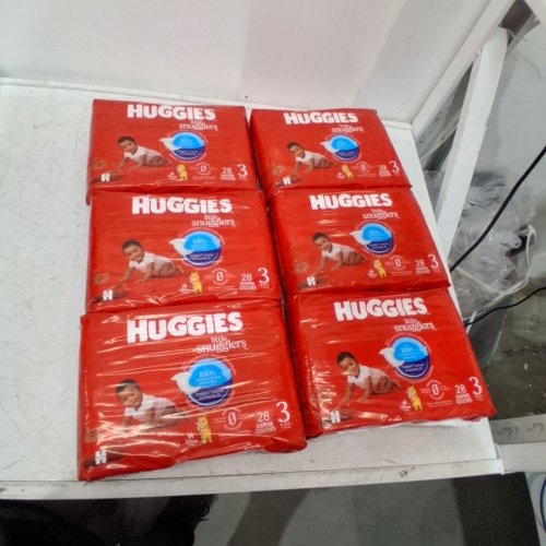 168PK HUGGIES LITTLE SNUGGLERS BABY DIAPERS - SIZE 3 - WINNIE THE POOH image 3