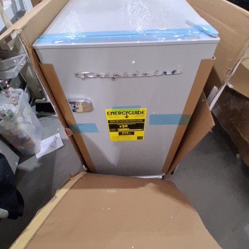 FRIGIDAIRE 3.2CUFT RETRO MINI FRIDGE WITH SIDE BOTTLE OPENER - MOONBEAM (MODEL: EFR376-MOONBM-6COM) image 3