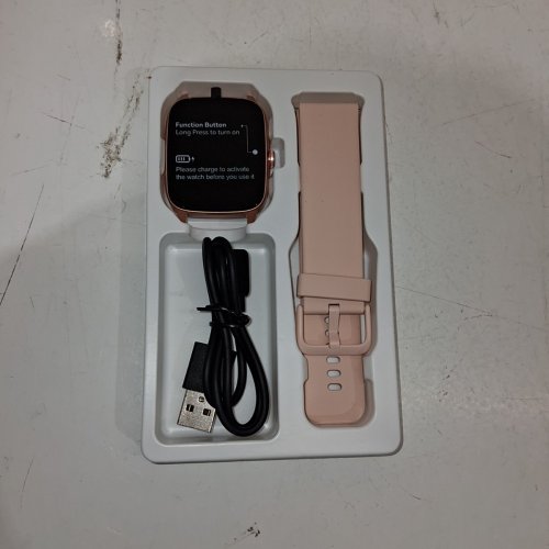 ADULTS VRPEFIT SMART FITNESS BLUETOOTH WATCH FOR ANDROID IOS WITH ALEXA BUILT-IN - WATERPROOF IP68 - 1.8" HD SCREEN - PINK (MODEL: IDW25) image 3