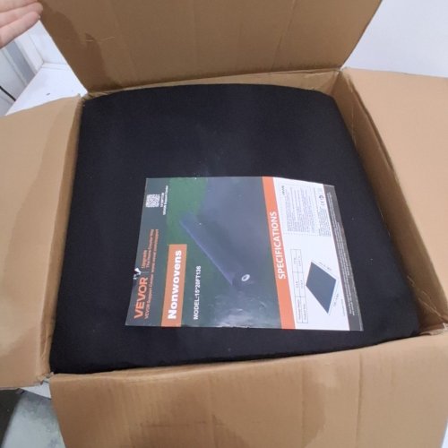 NONWOVENS GROUND COVER WEED CONTROL GEOTEXTILE FABRIC - 20FT X 15FT - BLACK (MODEL: 15*20FT136) image 2