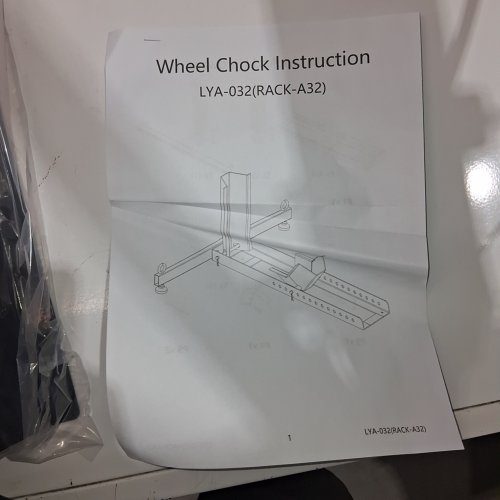 WHEEL CHOCK RACK - BLACK (MODEL: LYA-032 (RACK-A32)) image 2
