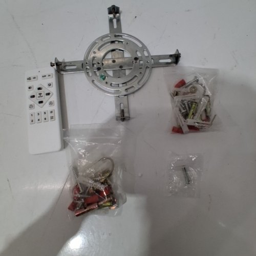 LED CAGED CEILING FAN WITH LIGHTS AND REMOTE - 19" - WHITE (MODEL: HF-001) image 3