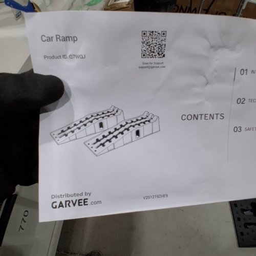2PK GARVEE HEAVY-DUTY CAR RAMPS - 6TONS EACH - BLACK image 4