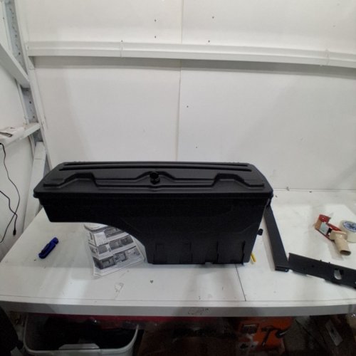 NILIGHT TRUCK BED TOOL BOX FOR RIGHT PASSENGER SIDE ON 2007-2021 TOYOTA TUNDRA BLACK (MODEL: PTB006) image 4