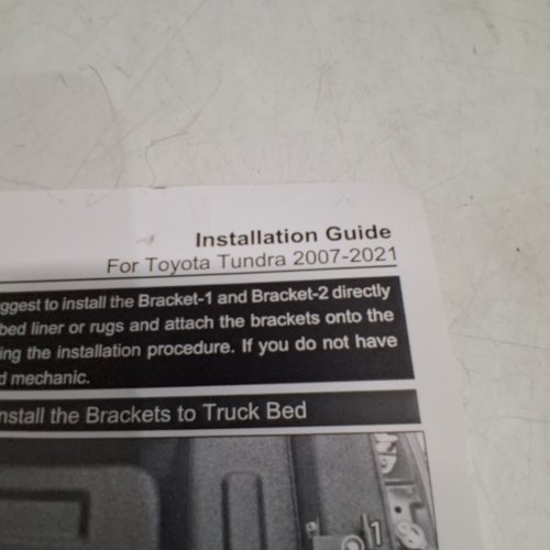 NILIGHT TRUCK BED TOOL BOX FOR RIGHT PASSENGER SIDE ON 2007-2021 TOYOTA TUNDRA BLACK (MODEL: PTB006) image 6