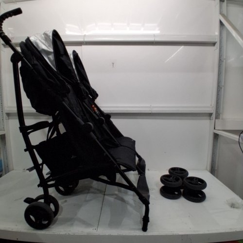 INGENUITY 3DLITE DOUBLE UMBRELLA STROLLER - 50LBS MAX - BLACK -(MODEL:31923) image 2