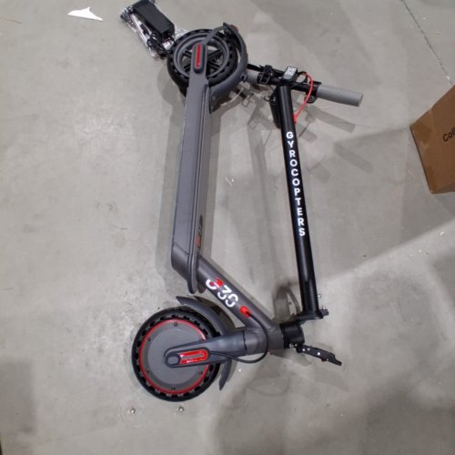 GYROCOPTERS ELECTRIC SCOOTER FOR ADULTS & TEENS WITH APP - 350W - 30KM RANGE - BLACK (MODEL: J30) image 8